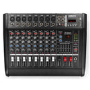 Vonyx Vonyx AM8A 8-Channel Mixer with Amplifier DSP/BT/SD/USB/MP3 at DJbox.ie DJ Shop