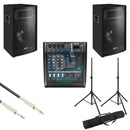 Vonyx Vonyx SL-12  Speakers & AM5A Powered mixer package at DJbox.ie DJ Shop