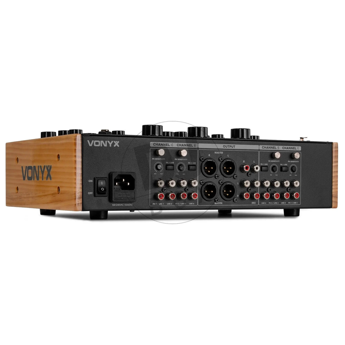 Vonyx VDJ270 4-Channel DJ Rotary Mixer - DJbox.ie DJ Shop