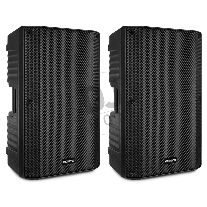 Vonyx Vonyx VSA150S Active stereo speaker set 15" at DJbox.ie DJ Shop