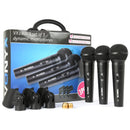 Vonyx Vonyx VX1800S Dynamic Microphone Set Of 3 at DJbox.ie DJ Shop