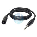 DAP Audio 1.5m Male XLR to Mono Jack - Unbalanced DJbox.ie DJ Shop