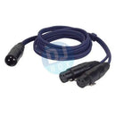 DAP Audio 1.5m XLR Male to 2 x XLR female DJbox.ie DJ Shop