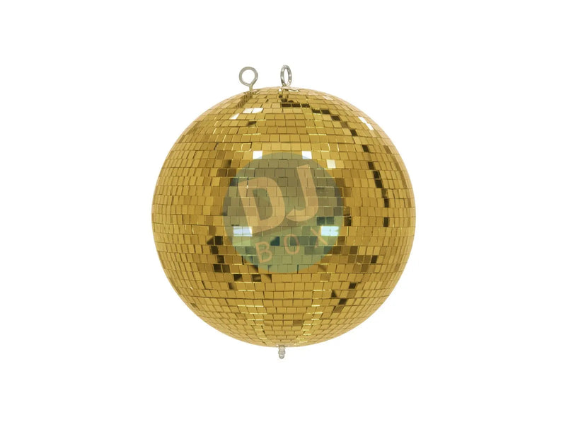 Eurolite 30cm Mirrorball - Gold without motor DJbox.ie DJ Shop