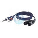DAP Audio 3m 1/4 Jack to Male XLR - unbalanced DJbox.ie DJ Shop