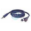 DAP Audio 3m 2x RCA to 1x Stereo Jack DJbox.ie DJ Shop