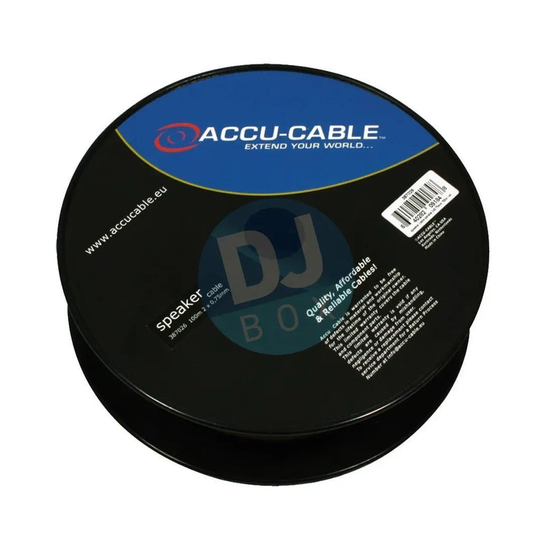 ADJ AC-SC2-0,75100R Speaker cable 2x0,75mm DJbox.ie DJ Shop