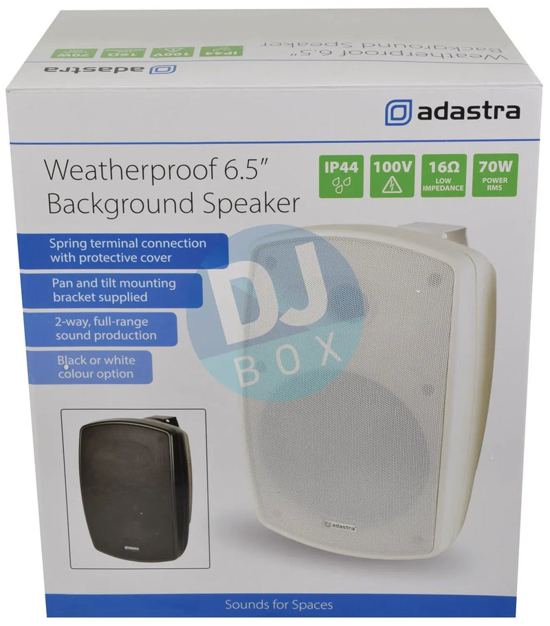 Adastra Adastra BH Series - BH6V 100V Weatherproof Speaker - 6" DJbox.ie DJ Shop