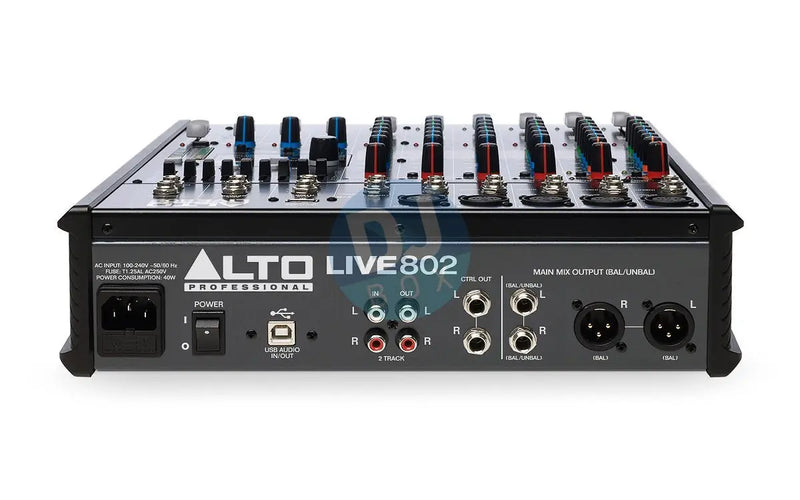 Alto Alto Live 802 8 Channel 2-Bus Mixer DJbox.ie DJ Shop