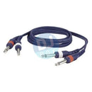 DAP Audio Audio cable - 2 x Mono Jack - 2 x Mono Jack - 1.5m DJbox.ie DJ Shop