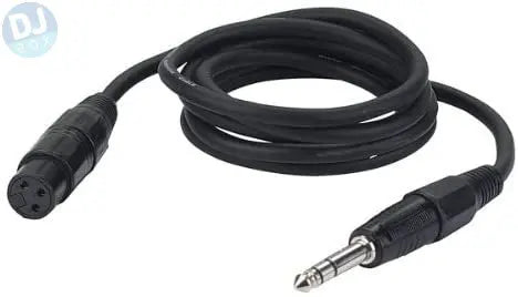 DAP Audio Audio cable - XLR F 3 pin Balanced to Stereo Jack - 6m DJbox.ie DJ Shop
