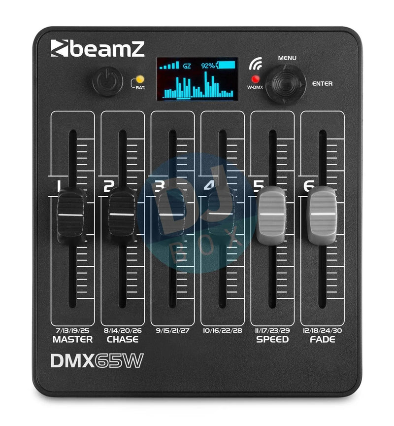 BeamZ BeamZ DMX65W WIRELESS BATTERY OPERATED DMX CONTROLLER DJbox.ie DJ Shop