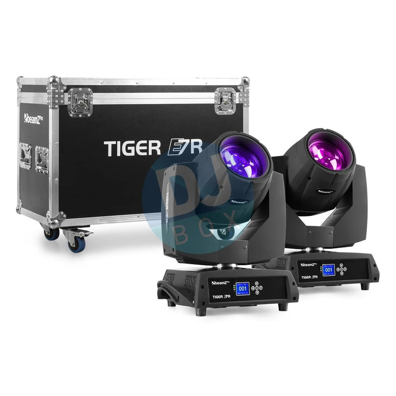 BeamZ Beamz Pro Tiger E 7R Moving Head MKIII Set DJbox.ie DJ Shop