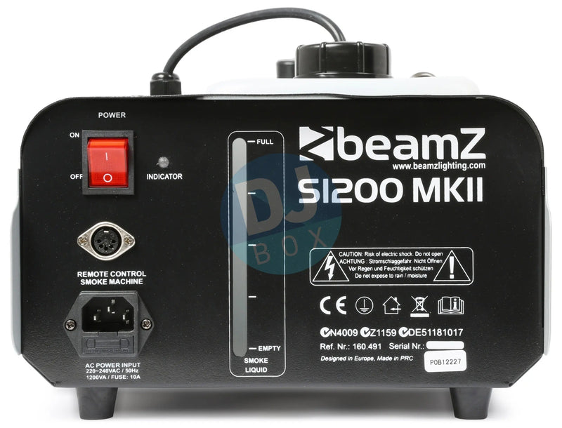 BeamZ Beamz S1200 MKII SMOKE MACHINE DJbox.ie DJ Shop