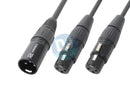 PD-Connex CX142 XLR cable splitter 1 male XLR - 2 female XLR DJbox.ie DJ Shop