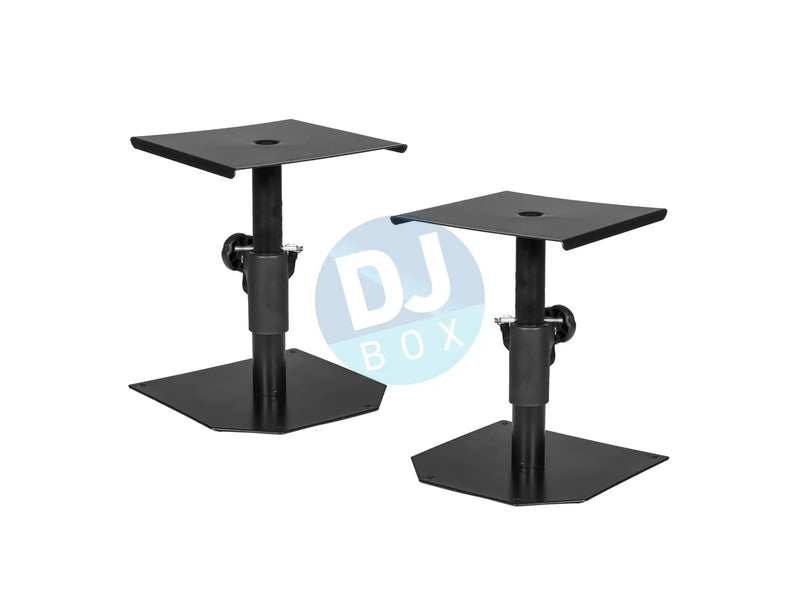 Omnitronic Desktop height adjustable MOTI1-OMNI Monitor Stand (Pair) DJbox.ie DJ Shop