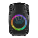 Fenton Fenton FT8LED MK2 Portable BT Speaker DJbox.ie DJ Shop