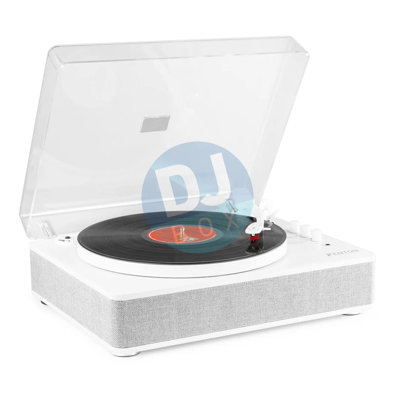 Fenton Fenton RP162W Vinyl Record Player HQ Bluetooth (White) DJbox.ie DJ Shop