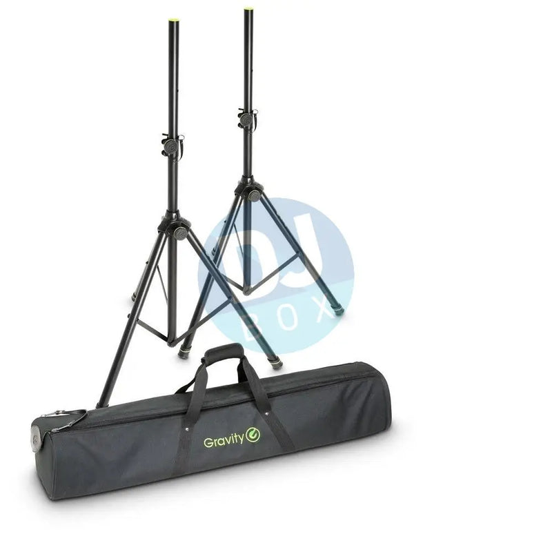 Gravity Stands Gravity SS 5211 B SET 1 Set of 2 Speaker Stands with carrying bag DJbox.ie DJ Shop
