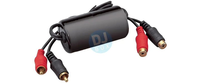 AV:Link Ground Loop Isolator RCA Plugs - RCA Sockets DJbox.ie DJ Shop