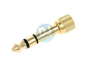 QTX Headphone adaptor Jack - Screw on DJbox.ie DJ Shop