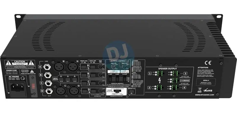 Intusonic Intusonic IntuForce™ 4SDL160 Amplifier DJbox.ie DJ Shop