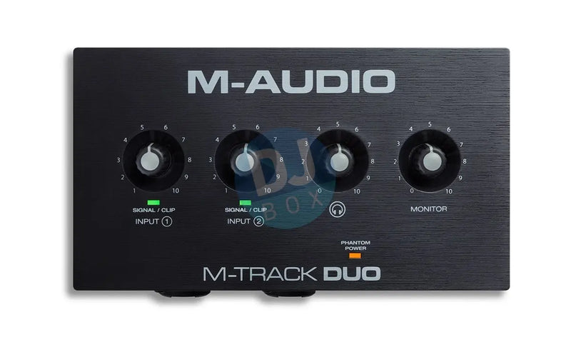 M-Audio M-Audio M-Track Duo Audio Interface DJbox.ie DJ Shop