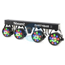 BeamZ Beamz PartyBar 3 4 x Par with LED Magic Ball DJbox.ie DJ Shop