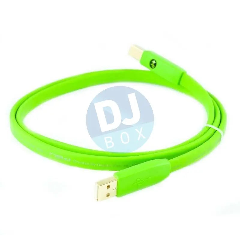 Oyaide Neo Oyaide d+ USB class B - 1m Cable - Green DJbox.ie DJ Shop