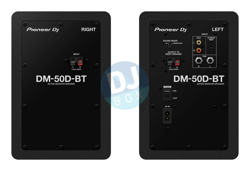 Pioneer DJ Pioneer DJ DM-50D-BT monitor speaker with bluetooth DJbox.ie DJ Shop