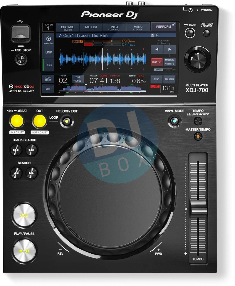 Pioneer DJ Pioneer DJ XDJ-700 Rekordbox compatible compact digital deck DJbox.ie DJ Shop