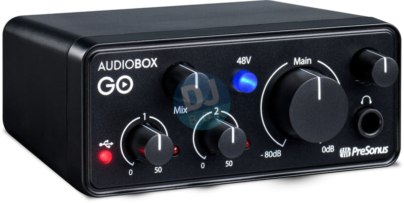 Presonus Presonus AudioBox GO audio interface DJbox.ie DJ Shop