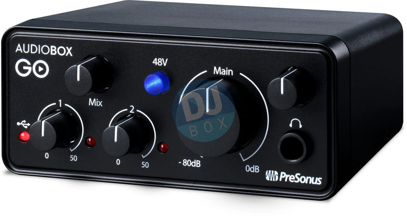 Presonus Presonus AudioBox GO audio interface DJbox.ie DJ Shop
