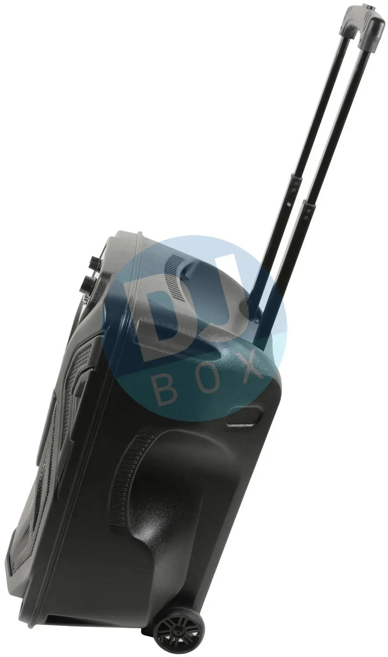 QTX QTX 12” Busker PA with VHF Mics, Media Player & Bluetooth DJbox.ie DJ Shop