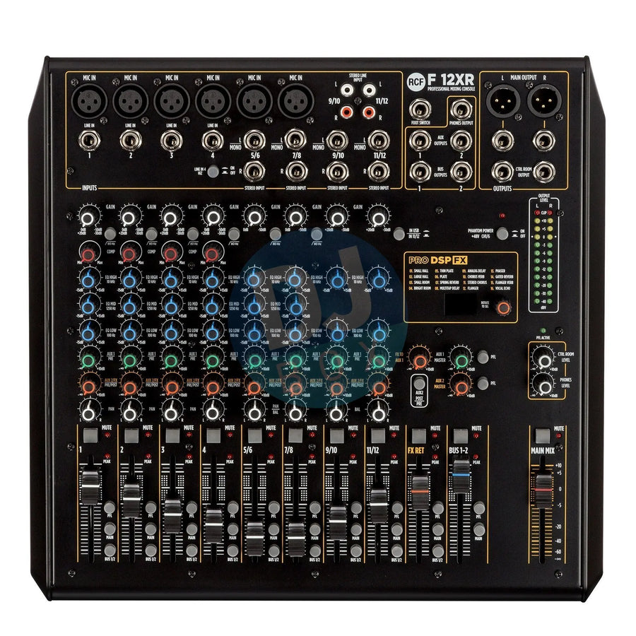 RCF RCF F 12XR Audio mixer with FX DJbox.ie DJ Shop