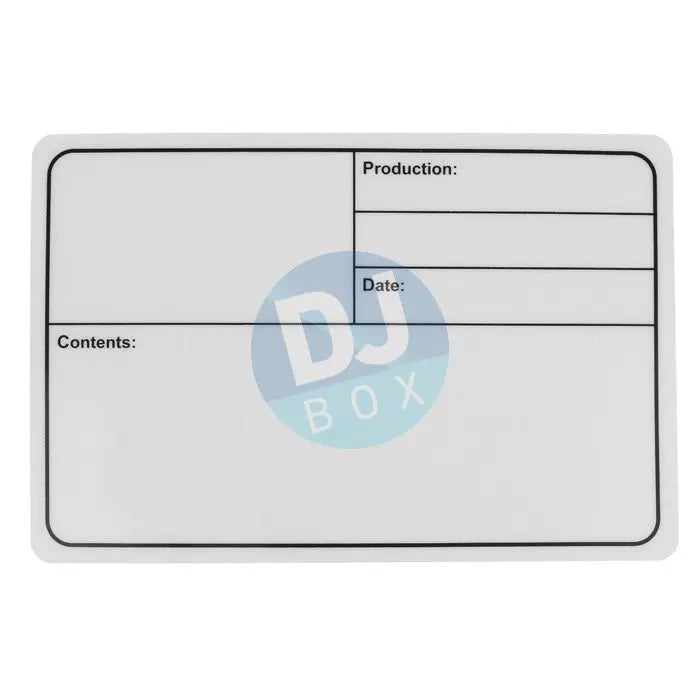 Showgear Flightcase labels - DJbox.ie DJ Shop