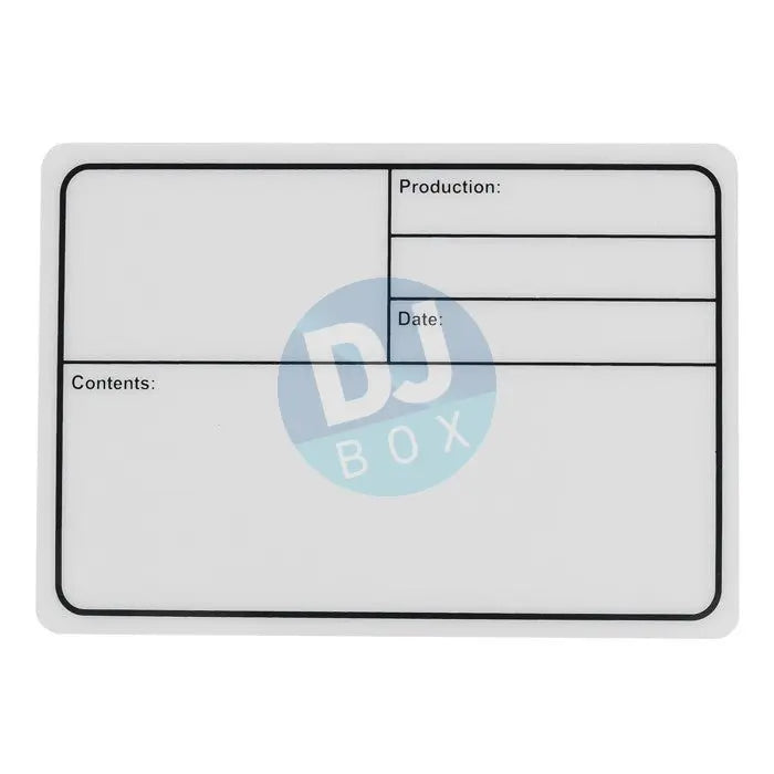 Showgear Flightcase labels - DJbox.ie DJ Shop