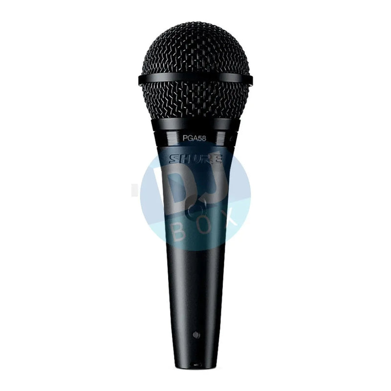 Shure Shure PGA58 Cardioid Dynamic Vocal Microphone DJbox.ie DJ Shop