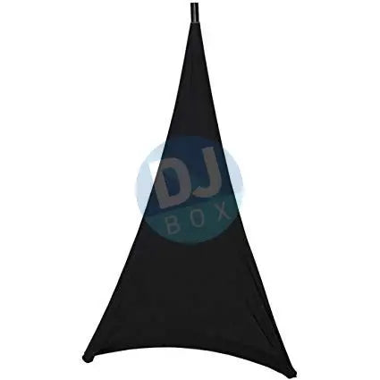 BeamZ Speaker stand scrim cover - Black 70cm DJbox.ie DJ Shop
