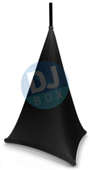 BeamZ Speaker stand scrim cover - Black 70cm DJbox.ie DJ Shop