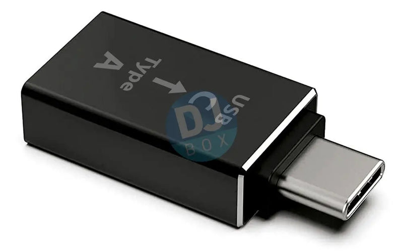 USB3.0 Type-A Socket to Type-C Plug OTG Adaptor at DJbox.ie DJ Shop