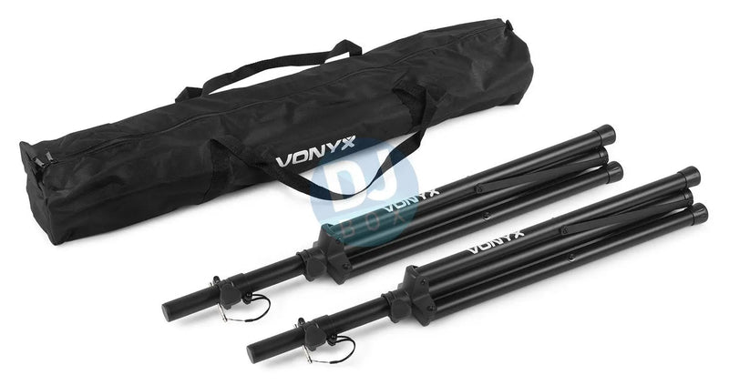 Vonyx Vonyx LS01K Speaker stand set with bag DJbox.ie DJ Shop