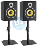 Vonyx SMS10 STUDIO MONITOR TABLE STAND SET at DJbox.ie DJ Shop