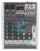 Vonyx Vonyx VMM-K402 4-Channel Music Mixer Bluetooth USB DJbox.ie DJ Shop