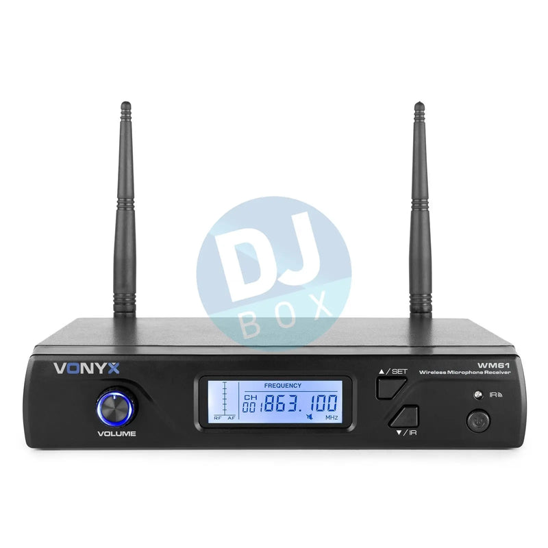 Vonyx Vonyx WM61 Wireless Handheld Microphone System DJbox.ie DJ Shop
