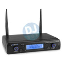 Vonyx Vonyx WM62 Twin Wireless Handheld Microphone System DJbox.ie DJ Shop