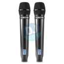Vonyx Vonyx WM62 Twin Wireless Handheld Microphone System DJbox.ie DJ Shop