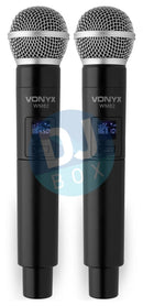 Vonyx Vonyx WM82 Digital Wireless Handheld mic twin set DJbox.ie DJ Shop