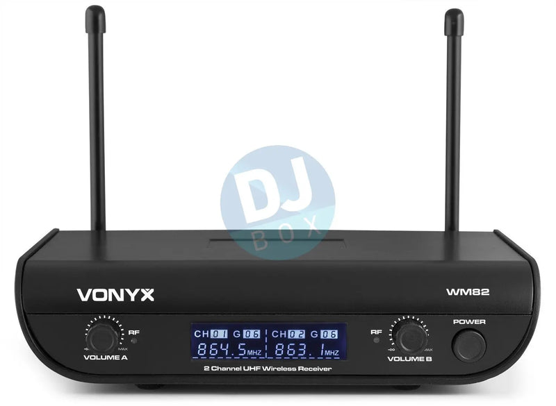 Vonyx Vonyx WM82C Digital Wireless Bodypack & Handheld twin set DJbox.ie DJ Shop